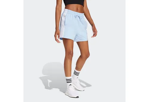 ADIDAS Damen Shorts Essentials 3-Streifen Cotton - Bequeme Baumwoll-Shorts für Damen mit ikonischen 3-Streifen, ideal für sportliche Freizeitlooks und den perfekten Tragekomfort.
