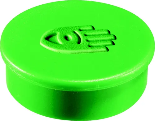 LEGAMASTER Magnet Haftmagnet 35mm Durchmesser grün VE=10 Stück (20 Stück)