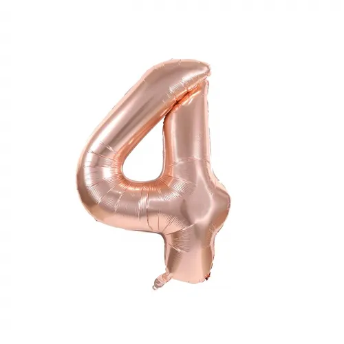 Folienballon Zahlen Rosegold Luftballon Zahl Helium Ballon Nummern 0-9 groß