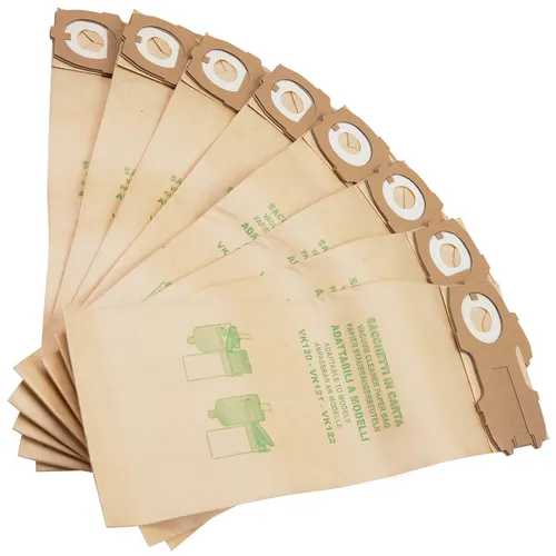8x Staubsaugerbeutel kompatibel mit Vorwerk Kobold VK118 für Staubsauger