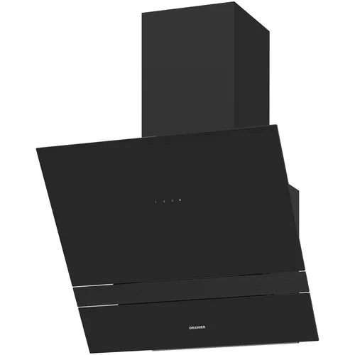 Oranier Kopffrei Wandhaube Umluft 60cm schwarz schräge Dunstabzugshaube ALIS60S2