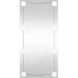 vidaXL Wandspiegel mit LED-Leuchten 30x60 cm - Eleganter Rechteckiger Spiegel mit vielseitiger LED-Beleuchtung in warmweiß und kaltweiß, ideal für jedes Zimmer und Platzsparend.