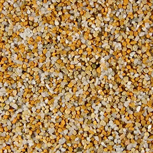 Terralith Buntsteinputz 15kg in gelb-beige - Hochwertiger Sockelputz für Innen und Außen, belastbar und witterungsbeständig, mit feinen Natursteinen für eine dekorative Oberfläche.