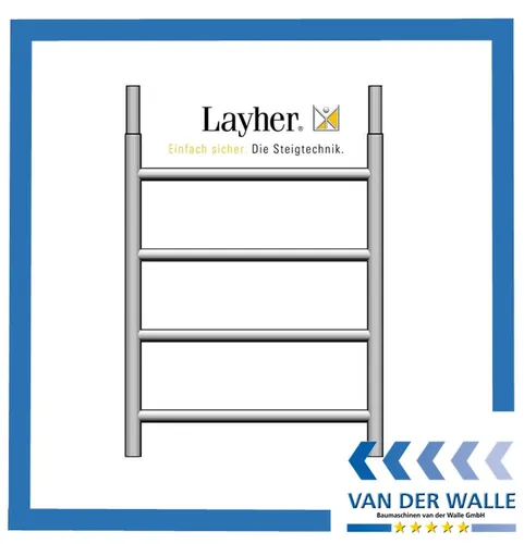 Layher Fahrgerüst Leiter Standleiter 75/4 von Layher