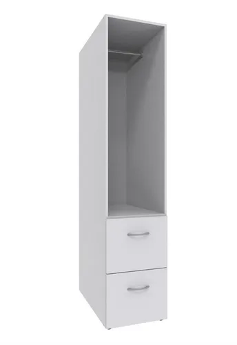 freiraum Mehrzweckregal MRK Multiraumkonzept, in WEISS - 40x185x68cm (BxHxT)