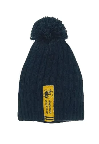 Jurassic World Kinder-Wintermütze aus Acryl (DE/NL/SE/PL, Numerisch, 54, Navy blau)