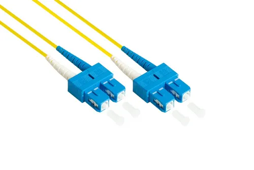 GC LW-930SC - Patchkabel LWL Duplex OS2 9/125µ SC/SC 30 m - LWL-Kabel für verlustfreie Datenübertragung mit individuellem Messprotokoll, ideal für professionelle Netzwerkinstallationen.