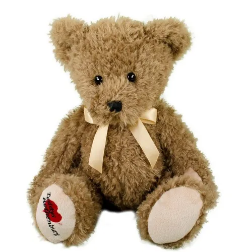 Teddys Rothenburg Kuscheltier Teddybär Fridolin 40 cm sitzend mit Schleife Plüschtier Stofftier