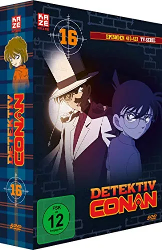 Detektiv Conan - TV-Serie - Vol.16 - [DVD] - Spannende Kriminalfälle mit dem jungen Detektiv, ideal für Fans von Mystery und Abenteuer, freigegeben ab 12 Jahren.