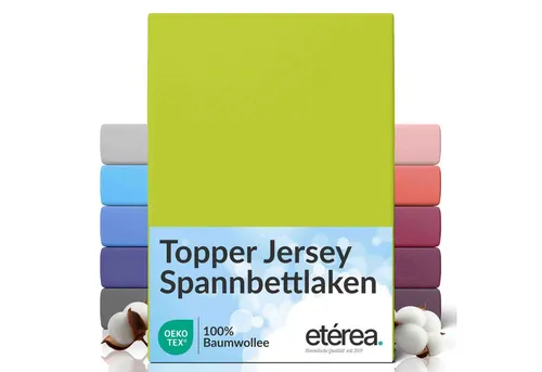 etérea Himmlische Qualität Spannbettlaken etérea Comfort Jersey Topper Spannbettlaken, Jersey, Gummizug: rundum, (1 Stück)