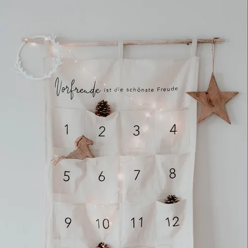 Eulenschnitt Adventskalender Vorfreude Creme