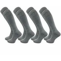 GAWILO Kompressionsstrümpfe für Damen & Herren (4 Paar) - Sportsocken zur Verbesserung der Durchblutung, ideal für lange Reisen und Büroarbeit. Atmungsaktive Baumwolle sorgt für ein angenehmes Fußklima und hohen Tragekomfort.