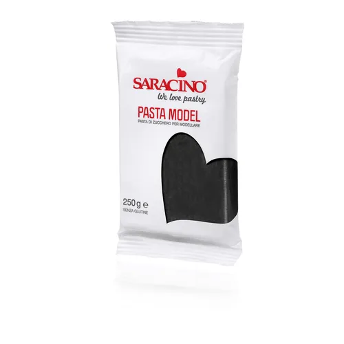 SARACINO Pasta Model Modellierpaste Schwarz 250 g