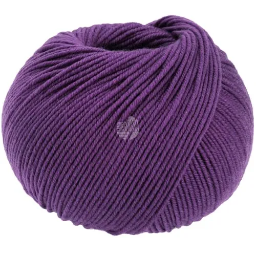 LANA GROSSA Cool Wool Uni | Extrafeine Merinowolle waschmaschinenfest und filzfrei | Handstrickgarn aus 100% Schurwolle (Merino extrafein) | 50g Wolle zum Stricken & Häkeln | 160m Garn FB 2109