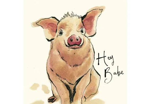 PPD Papierserviette 20 Servietten Hey Babe 33x33cm, (20 St)