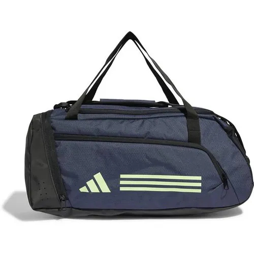 adidas Essentials 3-Stripes Duffel Bag in blau von adidas
