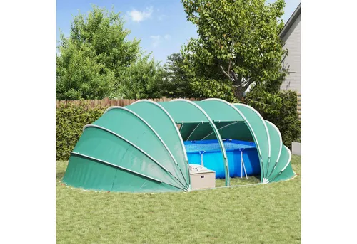 furnicato Poolüberdachung Modernes Poolzelt 640x432x205 cm Blau
