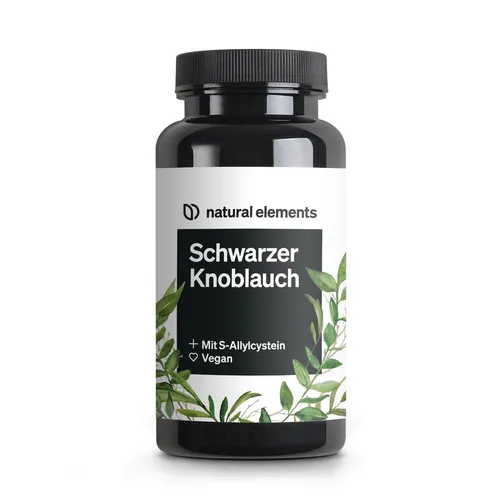 natural elements Schwarzer Knoblauch – 45 Kapseln mit je 600mg