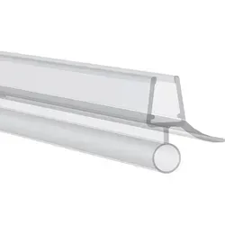 Duschdichtung 1000mm für Glasstärken 6/7/8mm - Wasserabdichtungen für Duschkabinen, passt für Glasstärken 6mm, 7mm und 8mm und sorgt für eine effektive Abdichtung. Hochwertiges PVC für lange Lebensdauer.