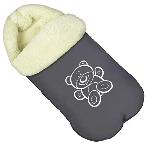 Baby Fußsack WinterFußsack für Kinderwagen Wolle