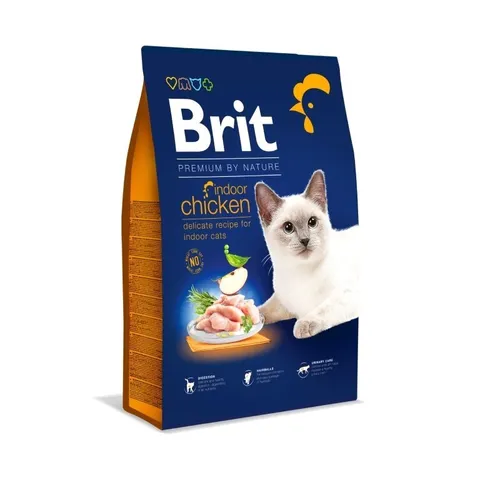 BRIT Cat Premium by Nature Indoor Katzenfutter Huhn 1,5 kg von Brit