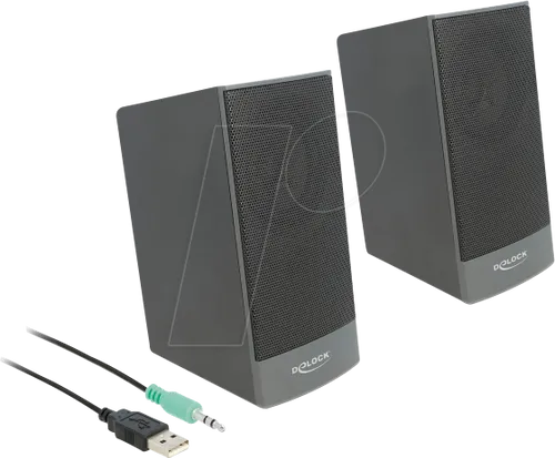 DELOCK 27001 - Lautsprecher, PC, Stereo, 3,5mm Klinke