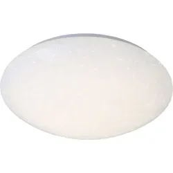 LED Deckenlampe Deckenleuchte Sternenhimmel Ø39cm weiß Metall 16W Briloner - Weiß