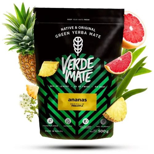 Mate Tee Yerba Mate Verde Mate Ananas Fruchte Wenig Staub ohne Bitterkeit 500g
