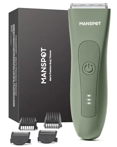 Manscaped Intimrasierer für Herren - Körperhaartrimmer mit wasserdichtem Design für eine ultra-glatte Rasur. Ideal für den Intimbereich, bietet Anti-Cut-Klingen und bis zu 20 Anwendungen nach dem Aufladen.