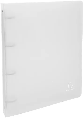 Ringbuch PP A4+ 4-Ringe 30mm Chromaline Kristall