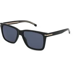 Boss 1598/S Herren-Sonnenbrille - Stilvoller Schutz mit Acetat-Gestell - Sonnenbrillen | Hochwertige Boss Herren-Sonnenbrille mit schwarzem Acetat-Gestell und blauen Gläsern für einen modischen Look und optimalen UV-Schutz.