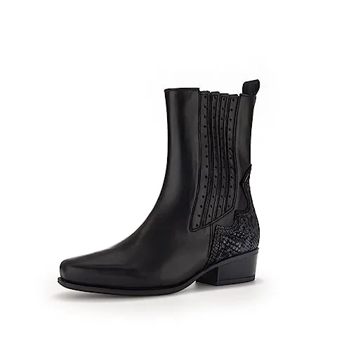 Gabor Damen Klassische Stiefeletten mit Wechselfußbett, schwarz, 40.5 EU - Elegante Stiefeletten für den perfekten Übergang. Mit moderater Mehrweite (G) und bequemer Einlegesohle sind sie ideal für den Alltag und bieten optimalen Tragekomfort.