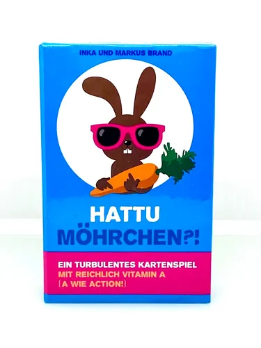 Hattu Möhrchen?! Ein turbulentes Kartenspiel Gesellschaftspiel Familienspiel NEU