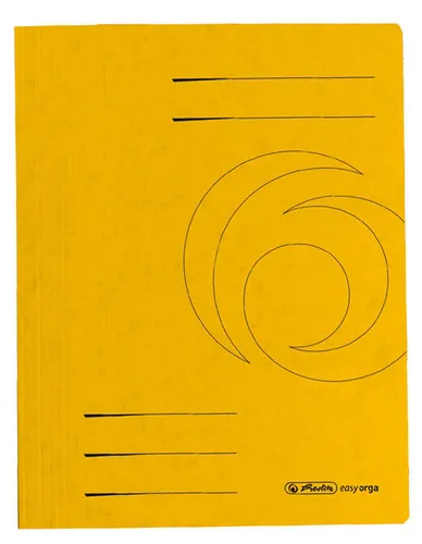herlitz Schnellhefter easyorga A4 Karton gelb