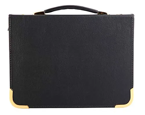 Clairefontaine Goldline Präsentationsmappe A3 - Robuste Präsentationsmappe mit Reißverschluss und Griff, ideal für Künstler, schützt und präsentiert bis zu 25 Hüllen im DIN A3 Format.