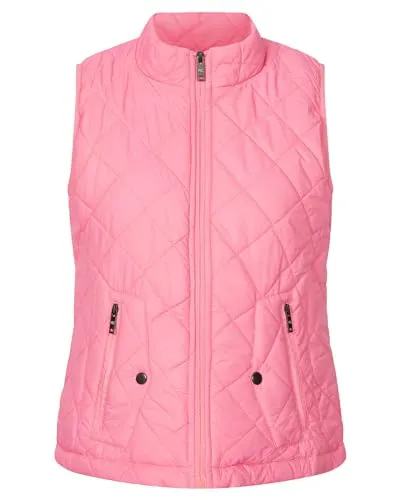 Rock Creek Damen Steppweste D-506 - Leichte Übergangsjacke in Pink - Funktionsjacken für Damen, winddicht und atmungsaktiv, ideal für Freizeit und Outdoor-Aktivitäten mit hervorragendem Tragekomfort und stylischem Design.