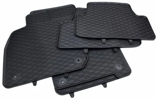 kfz-premiumteile24 Waben Gummimatten Kompatibel mit A3 S3 RS3 (8Y) Sportback + Limousine ab 05/2020 Fußmatten Automatten Premium Qualität Allwetter 100% Passgenau