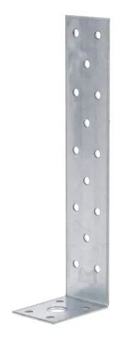 ART 81514 Zuganker Stahl 200 x 52 x 40 - Flachwinkel Zuganker aus sendzimirverzinktem Stahl, langlebig und ideal für stabile Verbindungen, 50 Stück pro Verpackungseinheit.