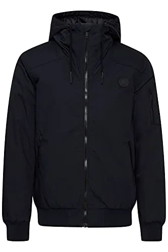 !Solid Tilly Sporty Herren Übergangsjacke Herrenjacke Jacke gefüttert mit Kapuze, Größe:L, Farbe:Insignia Blue (1991)