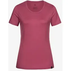 TOM FYFE Premium Merino T-Shirt Slim Fit Damen Brombeere/M aus 100% Merinowolle – atmungsaktiv und pflegeleicht - Hochwertiges Merino T-Shirt für Damen, ideal für Alltag und Sport. Maschinenwaschbar und schnell trocknend, bietet es optimalen Tragekomfort ohne Kratzen.
