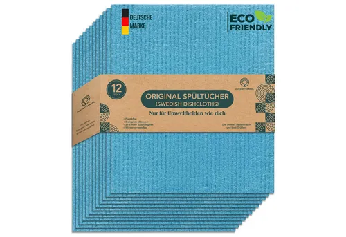 ZUKUNFTSENKEL Schwammtuch Nachhaltige Schwammtücher Spültücher, Waschbar, Wiederverwendbar