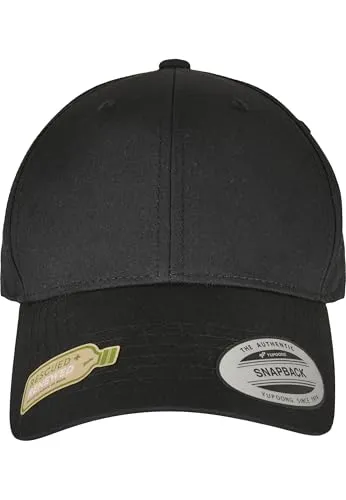 Flexfit Recycled Poly Twill Snapback, Black, one Size