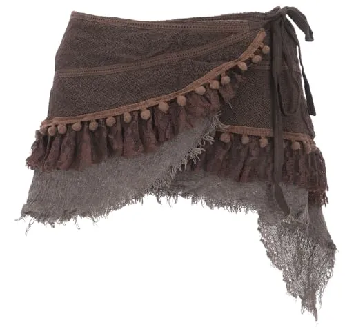 GURU SHOP Goa Cacheur Minirock mit Spitze von Guru-Shop