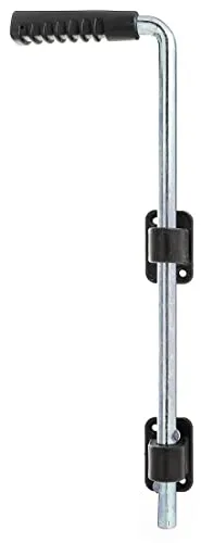 Bodenschieber,disp.,Griff schwarz,Gesamthöhe 400 mm,Abstand Bolzen-Tor 40 mm