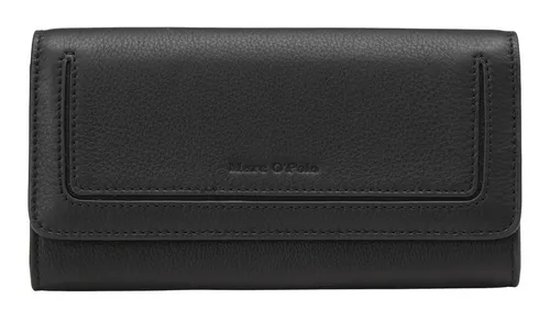 Marc O'Polo Combi Wallet - Elegante Geldbörse mit RFID-Blocker - Hochwertige Geldbörse aus echtem Leder, ausgestattet mit RFID-Blocker für sicheren Schutz. 14 Fächer für Karten und Münzfach, ideal für stilbewusste Nutzer.