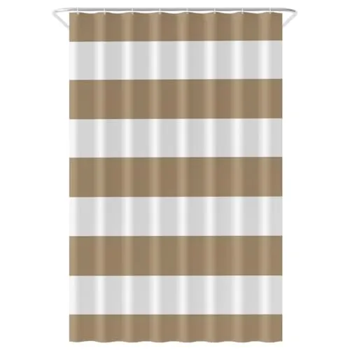 Loti Living Anti-Schimmel Duschvorhang 120x200 cm Sand in beige von Loti Living