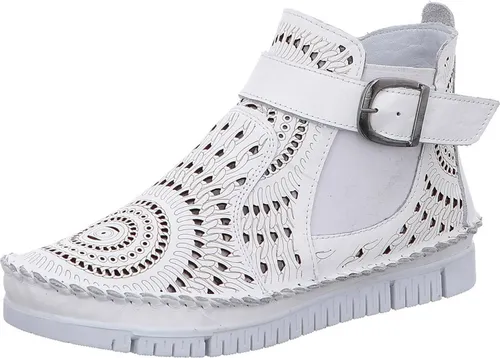 Gemini Stiefelette - Wanderschuhe mit einzigartigem Look, große Schnalle und auffällige Cut Outs für einen eleganten Auftritt. Die schrittdämpfende Laufsohle sorgt für höchsten Komfort.