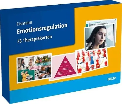 Emotionsregulation. 75 Therapiekarten: Kartenset mit 75 Karten. Mit 36-seitigem Booklet in hochwertiger Klappkassette, Kartenformat 16,5 x 24 cm (Beltz Therapiekarten)
