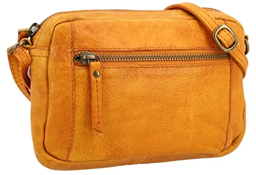 Gusti Leder Umhängetasche Dominic - Umhängetasche aus hochwertigem Rindsleder im angesagten Vintagelook, ideal für Casual- und Sport-Looks, bietet Platz für Essentials und fördert nachhaltige Produktion.