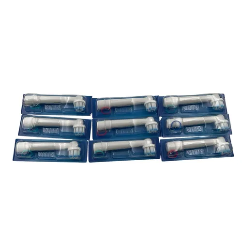 Oral-B Pro Sensitive Clean Aufsteckbürsten, 9 Stück - Ersatzbürsten für elektrische Zahnbürsten mit mittelharte Borsten für sanfte Reinigung und optimalen Schutz des Zahnfleisches.